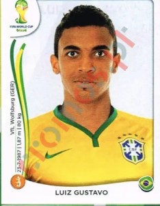 42 Luiz Gustavo – FIFA World Cup Brazil 2014 Panini