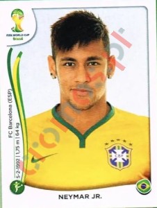 48 Neymar Jr. – FIFA World Cup Brazil 2014 Panini