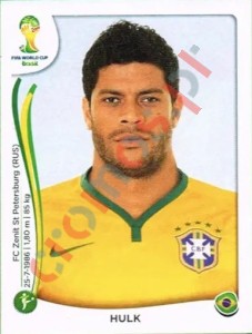 49 Hulk – FIFA World Cup Brazil 2014 Panini