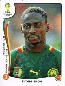 100 Eyong Enoh – FIFA World Cup Brazil 2014 Panini