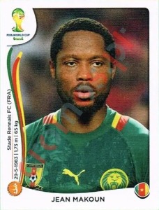 101 Jean Makoun – FIFA World Cup Brazil 2014 Panini