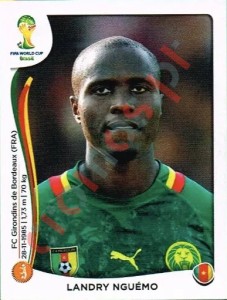 102 Landry Nguémo – FIFA World Cup Brazil 2014 Panini