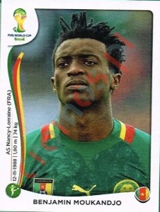 105 Benjamin Moukandjo – FIFA World Cup Brazil 2014 Panini