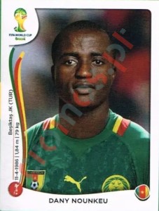 94 Dany Nounkeu – FIFA World Cup Brazil 2014 Panini