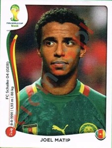 97 Joel Matip – FIFA World Cup Brazil 2014 Panini