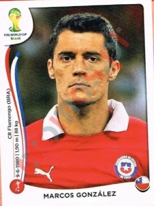 149 Marcos González – FIFA World Cup Brazil 2014 Panini