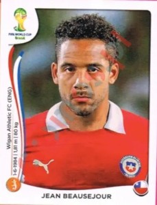 160 Jean Beausejour – FIFA World Cup Brazil 2014 Panini
