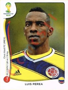 189 Luis Perea – FIFA World Cup Brazil 2014 Panini