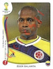 189x Éder Balanta – FIFA World Cup Brazil 2014 Panini
