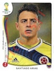 192x Santiago Arias – FIFA World Cup Brazil 2014 Panini