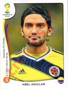 194 Abel Aguilar – FIFA World Cup Brazil 2014 Panini