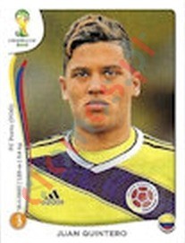 197x Juan Quintero – FIFA World Cup Brazil 2014 Panini