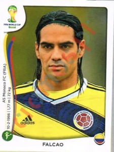 202 Falcao – FIFA World Cup Brazil 2014 Panini