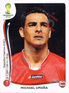 283 Michael Umaňa – FIFA World Cup Brazil 2014 Panini