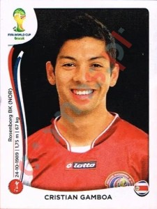 284 Cristian Gamboa – FIFA World Cup Brazil 2014 Panini
