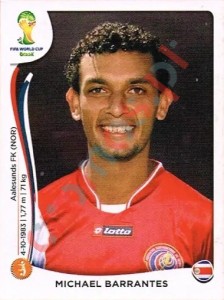 292 Michael Barrantes – FIFA World Cup Brazil 2014 Panini