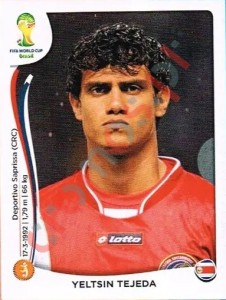 293 Yeltsin Tejeda – FIFA World Cup Brazil 2014 Panini