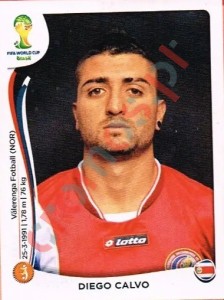 294 Diego Calvo – FIFA World Cup Brazil 2014 Panini