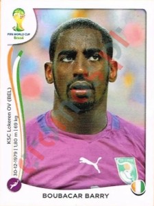 224 Boubacar Barry – FIFA World Cup Brazil 2014 Panini