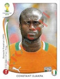 229x Constant Djakpa – FIFA World Cup Brazil 2014 Panini