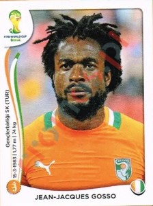 233 Jean-Jacques Gosso – FIFA World Cup Brazil 2014 Panini