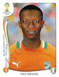 233x Max Gradel – FIFA World Cup Brazil 2014 Panini