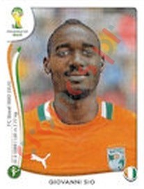 235x Giovanni Sio – FIFA World Cup Brazil 2014 Panini