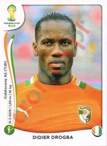 240 Didier Drogba – FIFA World Cup Brazil 2014 Panini