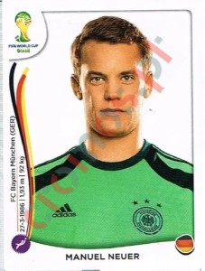 490 Manuel Neuer – FIFA World Cup Brazil 2014 Panini
