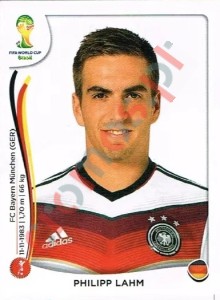 491 Philipp Lahm – FIFA World Cup Brazil 2014 Panini