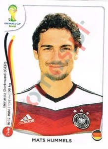494 Mats Hummels – FIFA World Cup Brazil 2014 Panini