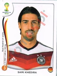 496 Sami Khedira – FIFA World Cup Brazil 2014 Panini