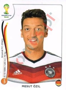 499 Mesut Özil – FIFA World Cup Brazil 2014 Panini