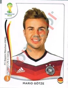 500 Mario Götze – FIFA World Cup Brazil 2014 Panini
