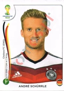 503 André Schürrle – FIFA World Cup Brazil 2014 Panini