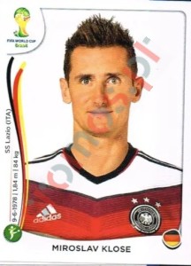 506 Miroslav Klose – FIFA World Cup Brazil 2014 Panini