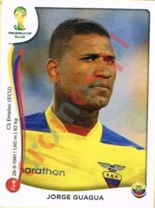 360 Jorge Guagua – FIFA World Cup Brazil 2014 Panini