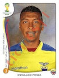 367x Oswaldo Minda – FIFA World Cup Brazil 2014 Panini