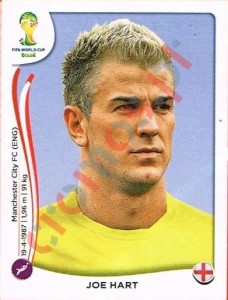 300 Joe Hart – FIFA World Cup Brazil 2014 Panini
