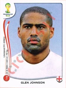 302 Glen Johnson – FIFA World Cup Brazil 2014 Panini