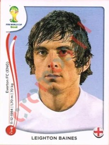 306 Leighton Baines – FIFA World Cup Brazil 2014 Panini