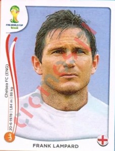 308 Frank Lampard – FIFA World Cup Brazil 2014 Panini