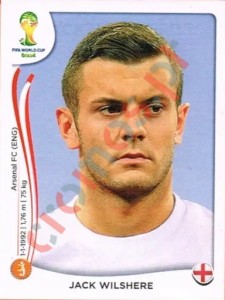 310 Jack Wilshere – FIFA World Cup Brazil 2014 Panini