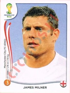311 James Milner – FIFA World Cup Brazil 2014 Panini