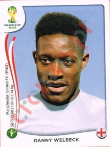 314 Danny Welbeck – FIFA World Cup Brazil 2014 Panini
