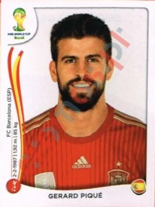 112 Gerard Piqué – FIFA World Cup Brazil 2014 Panini