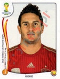 117x Koke – FIFA World Cup Brazil 2014 Panini