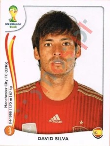 121 David Silva – FIFA World Cup Brazil 2014 Panini