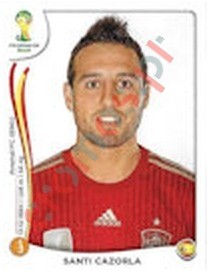 122x Santi Cazorla – FIFA World Cup Brazil 2014 Panini
