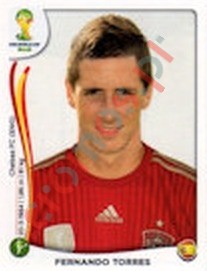 124x Fernando Torres – FIFA World Cup Brazil 2014 Panini